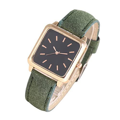 Mikikit Betrachten 1Pc Mit Lässigem Armband Prägnantem Business-Armband Quadratisch Handgelenk Quadratisches Band Modisch Einfach Pu-Uhrenleder Für Grüne Mädchen Armbanduhr Mikikit Betrachten 1Pc Mit Lässigem Armband Prägnantem Business-Armband Quadratisch Handgelenk Quadratisches Band Modisch Einfach Pu-Uhrenleder Für Grüne Mädchen Armbanduhr von Mikikit