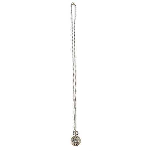Mikikit 1stück Vintage Taschenuhr Mit Kette Retro Design Für Und Leichte Praktische Quarz-Uhr Für Festivals Und Besondere Anlässe Antik Kupferfarbe von Mikikit