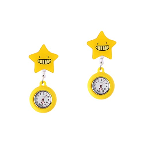 Mikikit 2 Stück Langlebige Teleskopuhr Taschenuhr Uhr Funktionen Für Genaue Zeitmessung von Mikikit