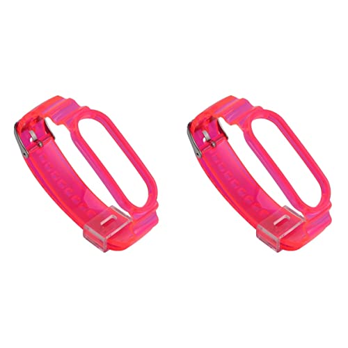 Mikikit 2 Stück Uhrenarmband Aus Kunststoff Für 3/4-uhren Stilvoll Bequem Einfach Anzubringen/abzunehmen Für Jeden Anlass Geeignet von Mikikit