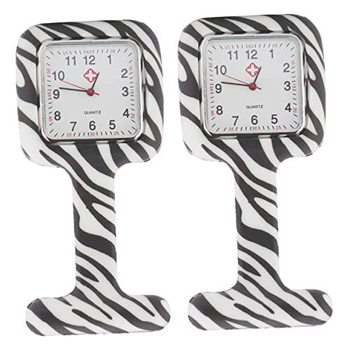Mikikit 2 STK Damenuhren Uhr Uhren Für Krankenschwestern -Uhr-Abzeichen Hängende Taschenuhr Damen Taschenuhr Betrachten Männer Und Frauen Anschauen von Mikikit