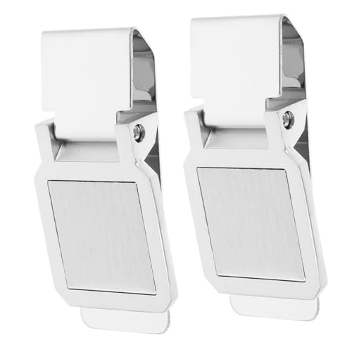 Mikikit 2stücke Edelstahl Geld Clip Metall Geldscheinklammern Für Brieftasche Tragbar Kleiner Clip Zur Geld Und Kleinkram Aufbewahrung von Mikikit