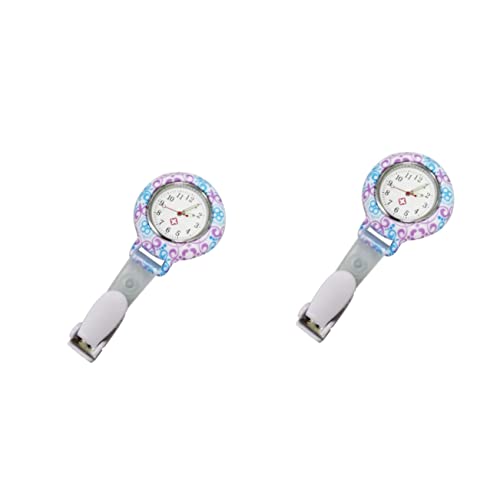 Mikikit Uhr Für Krankenschwester Betrachten 2 STK Hängende Schwesternuhr Uhr Mit Silikonhülle Digitale Männliche Krankenschwestergeschenke Für Männer Revers Uhr Tasche Stift Kind von Mikikit