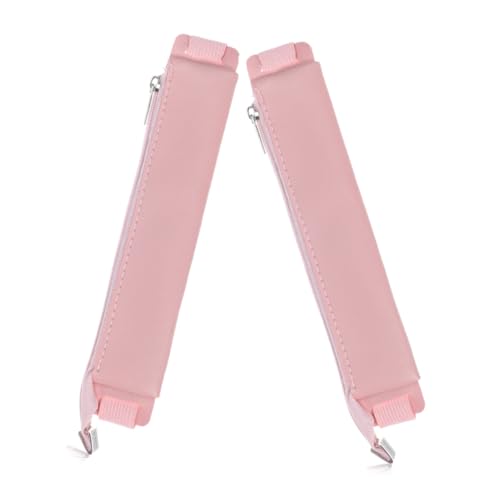 Mikikit 2 Stück Teiliges Federmäppchen mit Reißverschluss Elastische Stiftschlaufe Organizer für Notizbuch und Planer Geräumige Stifttasche für Büro Schule und Reisen Modernes Design von Mikikit