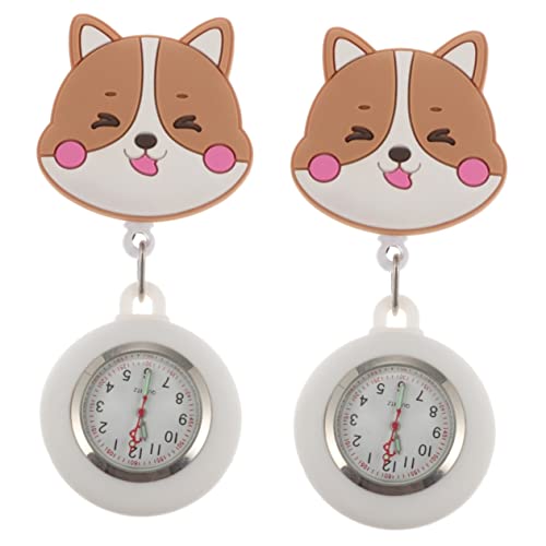 Mikikit 2 -Taschenuhr -Brosche-Uhr Einziehbare Hängeuhr -Zubehör Für Die Pädiatrisches -Zubehör von Mikikit
