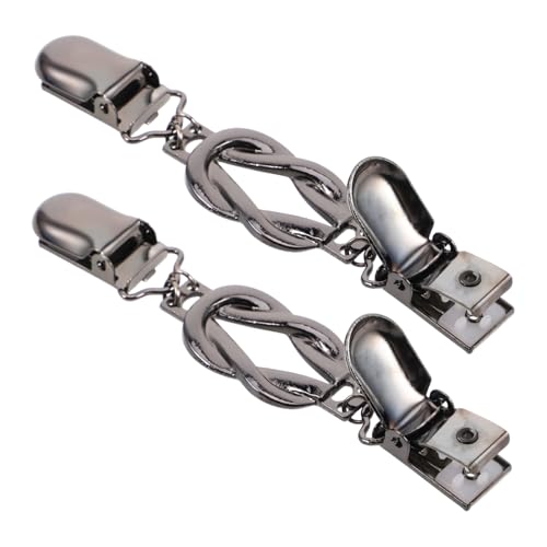 Mikikit 2 Stück Vintage Cardigan Clips aus Langlebiger Legierung Retro Schal und Strickjacken Verschlüsse für Damen Einfach zu Befestigen Vielseitig für Pullover Kleider und Shirts von Mikikit