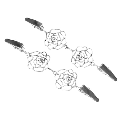 Mikikit 2 Stück Vintage Cardigan Clips mit Anhänger Stabile Metall Schalclips für Damen Vielseitig Einsetzbar an Strickjacken Pullovern Kleidern und Schals Rostfrei und Langlebig von Mikikit