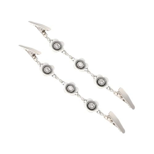 Mikikit 2 Stück Vintage Strickjacken Clips Kreative Blumen Garment Clips für Damen Cape Verschlüsse Vielseitig für Cardigans Pullover Schals und Kleider Geeignet von Mikikit