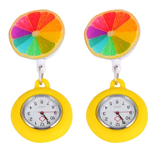 Mikikit 2stücke Uhr Ausziehbar Tragbare Taschenuhr Mit Für Pflegekräfte Ärzte Und Studenten Einzigartiges Design Für Dekorative Nutzung von Mikikit