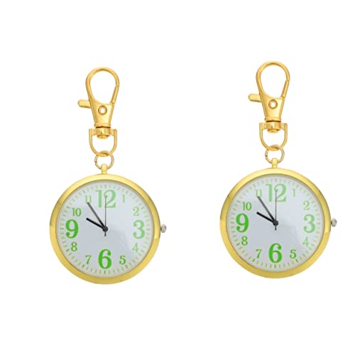 Mikikit 2st Taschenuhr Krankenschwestern Digitaluhr Kinderuhren Digitaluhr Für Kinder Medizinische Uhr Prüfungsuhr Für Kinder Ältere Klassisch Legierung Schlüsselanhänger von Mikikit