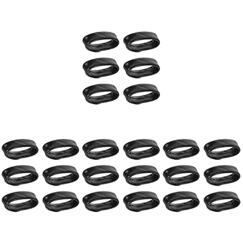 Mikikit Stücke für Abnehmbare Uhren Lederschlaufe Schlaufen Bänder Kreis Gürtel Halter Halter Ring Uhr Riemen Charme Armband Teile Ersatz Echtes Zubehör Mm von Mikikit