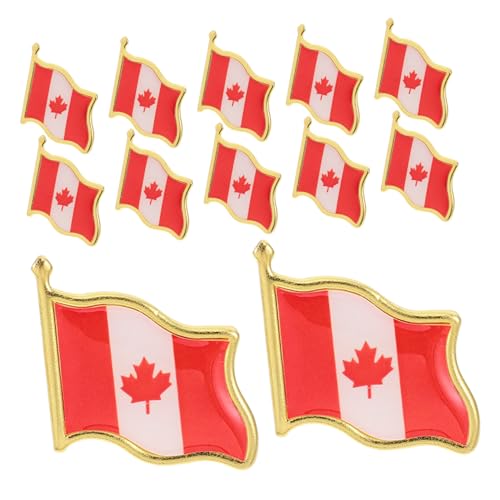 Mikikit 25stücke Metall Kanada Flagge Broschen Patriotische Anstecker Für Kleidung Für Reisen Und Feste Einzigartige Dekoration Für Kleider Schals Und Mehr von Mikikit