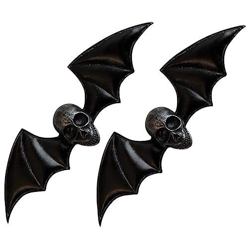 Mikikit 2Stücke Gothic Schädel Haarklammern mit Flügeln Halloween Haarschmuck für Cosplay Partys Punkige Haarclips für Frauen Dekorative Haarspangen für Einen Einzigartigen Look Mikikit 2Stücke Gothic Schädel Haarklammern mit Flügeln Halloween Haarschmuck für Cosplay Partys Punkige Haarclips für Frauen Dekorative Haarspangen für Einen Einzigartigen Look von Mikikit
