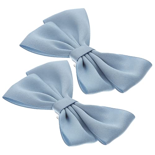 Mikikit 2 Stück Schuhclips mit Schleife Abnehmbare Schuhschnallen Stoff für Damen Schuhdekor für Hochzeiten Abschlussfeiern und Besondere Anlässe von Mikikit