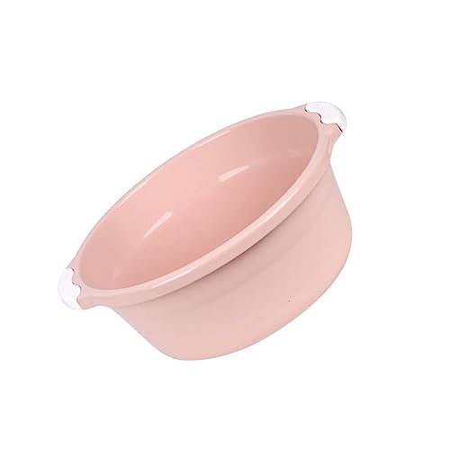 Mikikit 2stücke Waschbecken Aus Kunststoff Für Badezimmer Fußbecken Einfaches Waschbecken Für Haushalt Große Rosa Rutschfeste Basis Langlebig Und Umweltfreundlich von Mikikit