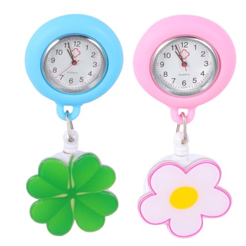 Mikikit 2stücke Krankenschwester Taschenuhr Pflege Uhr Versenkbare Digital Uhr Für Damen Und Herren Medizinisches Personal Geschenkidee von Mikikit