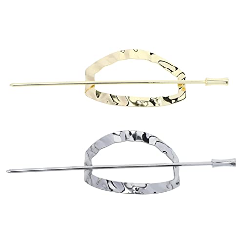 Mikikit 2stücke Metall Haarspangen Für Frauen Haarstangen Aus Haarnadeln Für Pferdeschwanz Bun von Mikikit