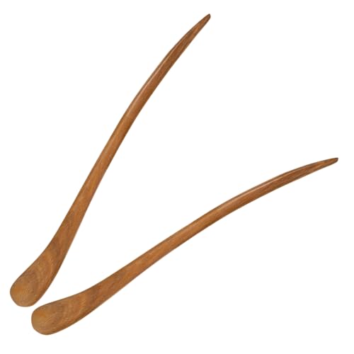 Mikikit 2stücke Holz Haarnadel Für Damen Vintage Haarstab Dekorative Haarspange Retro Haarstäbchen Langlebiges Material Für Freizeit Und Partys Mikikit 2stücke Holz Haarnadel Für Damen Vintage Haarstab Dekorative Haarspange Retro Haarstäbchen Langlebiges Material Für Freizeit Und Partys von Mikikit