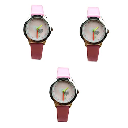 Mikikit 3 Stück Einzigartige Kinder-Armbanduhr Für Mädchen Cartoon-dekorationsuhr Modische Spielzeug-geschenkuhr von Mikikit