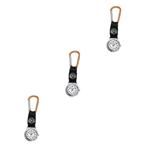 Mikikit 3 Stück Herrenuhren Männliche Krankenschwesteruhren Für Frauen Taschenuhr Für Frauen Damenuhr Herren Digitaluhr Clip-On-Uhr von Mikikit