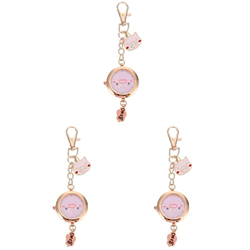 Mikikit Schlüsselanhänger 3 Stück Mini- Taschenclip zum Aufhängen Cartoon- Schlüssel Minimalistisch Rund Personal Modeuhr Quarz Sanitäter Arzt Frauen Ostern Einfach mit Batterie Betrachten Mikikit Schlüsselanhänger 3 Stück Mini- Taschenclip zum Aufhängen Cartoon- Schlüssel Minimalistisch Rund Personal Modeuhr Quarz Sanitäter Arzt Frauen Ostern Einfach mit Batterie Betrachten von Mikikit