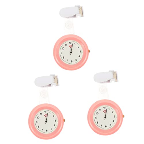 Mikikit 3st Schwesterntisch Schwesternuhr Zum Anklemmen Brosche Uhr Arzt Taschenuhr Pflegetasche Broschen Für Frauen Hängende Clip-Uhr Knopfbatterie Haupt Stethoskop Mikikit 3st Schwesterntisch Schwesternuhr Zum Anklemmen Brosche Uhr Arzt Taschenuhr Pflegetasche Broschen Für Frauen Hängende Clip-Uhr Knopfbatterie Haupt Stethoskop von Mikikit