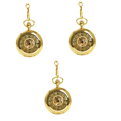 Mikikit 3St taschenuhr Jahrgang mechanische Uhr Rom von Mikikit