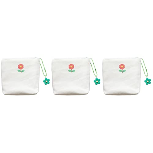 Mikikit Aufbewahrungstasche 3-Teilige Aufbewahrungstasche Mit Reißverschluss Damen-n Damen- Kleine Herren- Minimalistische Münzbörse Handtuch-Tasche Kreative von Mikikit
