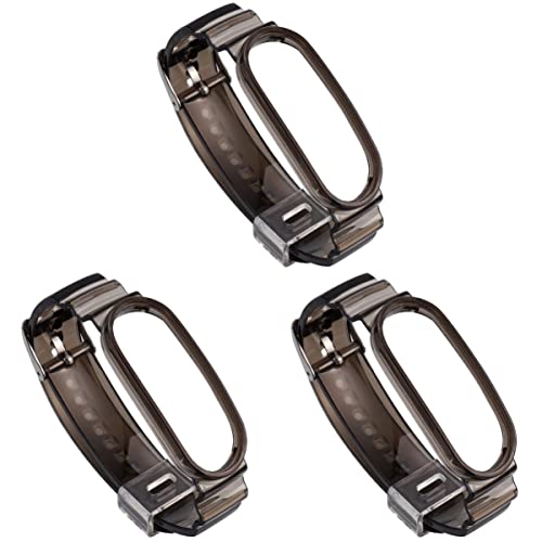 Mikikit 3-teiliges Ersatz-uhrenarmband Für 3/4/5 Kunststoff-Armband Verstellbare Größe Bequeme Passform Material Für Geburtstag Hochzeit von Mikikit