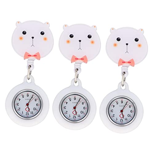 Mikikit 3 Stücke Tragbare Uhr Teleskop Funktion Fob Uhr Hängende Taschenuhr Für Krankenschwestern von Mikikit