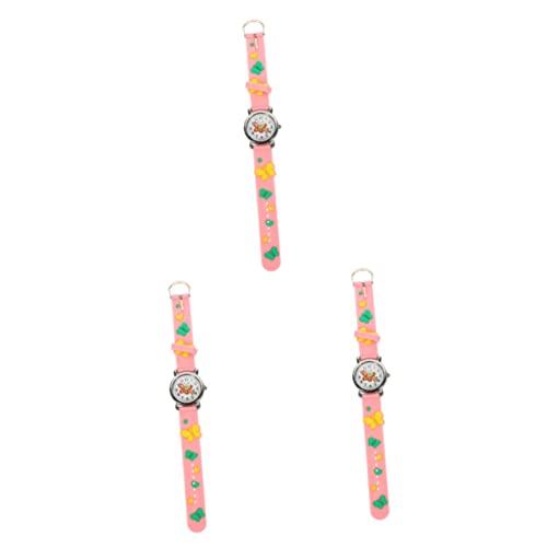 Mikikit 3-teilige Armbanduhr Für Jungen Und Mädchen. Armbanduhr Für Jungen Und Mädchen. Leicht Ablesbare Analoge Uhrzeit Und Bequeme Passform. von Mikikit