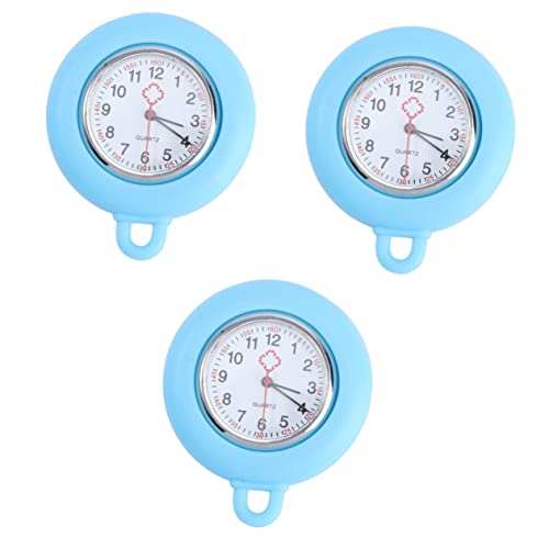 Mikikit 3Pcs – Sanitäter Royal Silikon Armbanduhr Krankenschwestern Tragbar Hängend Umhängeband Frisch Unisex Uhr Für Mit von Mikikit