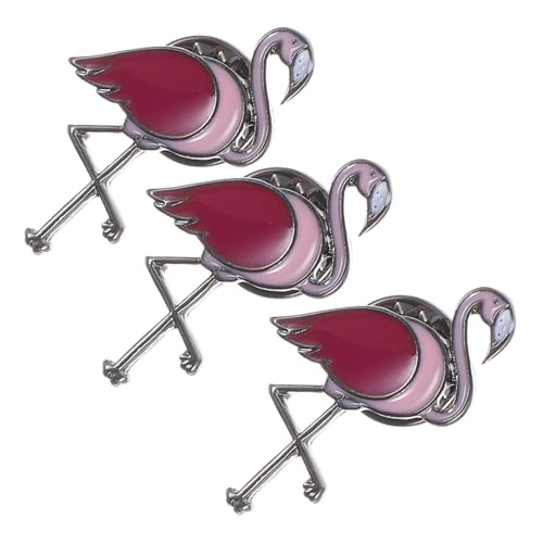 Mikikit 3 Stücke Flamingo Brosche Pin für Frauen Anstecknadeln Legierung Vielseitig Kombinierbar für Kleidung Hüte und Taschen Mikikit 3 Stücke Flamingo Brosche Pin für Frauen Anstecknadeln Legierung Vielseitig Kombinierbar für Kleidung Hüte und Taschen von Mikikit
