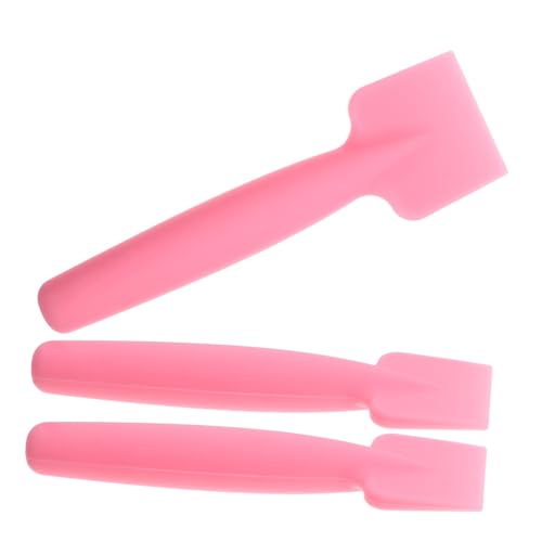 Mikikit 3stücke Silikon Kosmetikspatel Werkzeug Für Make-up Mischen Ergonomischer Spatel Für Grundierung Lidschatten Und Nagellack Langlebig Und Bruchfest von Mikikit