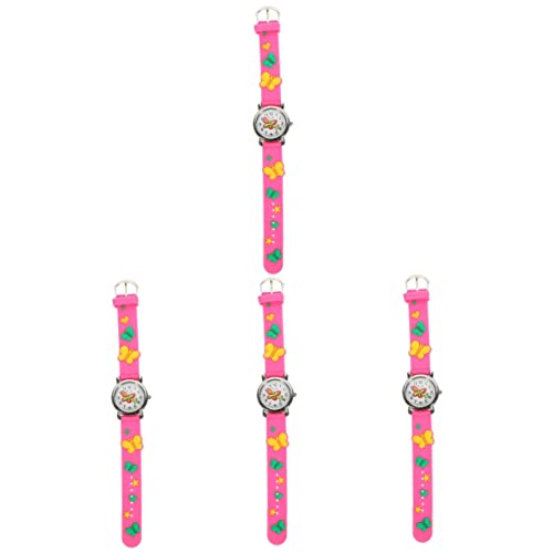 Mikikit 4 Anschauen Weihnachtsarmbanduhr Digitale Armbanduhr Brille Katzenuhr Kinder Schmetterlingsdesignuhr Junge Quarz von Mikikit