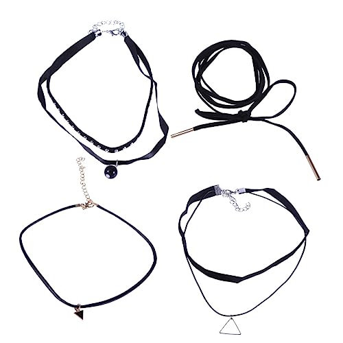 Mikikit 4Stücke Teiliges Halsaccessoire Set Einstellbares Charm für Teenager Modisches Halsschmuck Design für Besondere Anlässe Mikikit 4Stücke Teiliges Halsaccessoire Set Einstellbares Charm für Teenager Modisches Halsschmuck Design für Besondere Anlässe von Mikikit