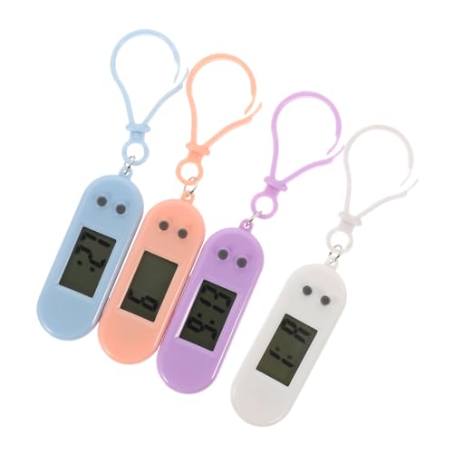 Mikikit 4stücke Teiliges Schlüsselanhänger Taschenuhr Für Junge Mädchen Elektronische Uhr Mit Clip Lustiges Design Gemischten Farben Für Schüler Und Studenten Praktisch Für Alltag Mikikit 4stücke Teiliges Schlüsselanhänger Taschenuhr Für Junge Mädchen Elektronische Uhr Mit Clip Lustiges Design Gemischten Farben Für Schüler Und Studenten Praktisch Für Alltag von Mikikit