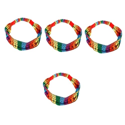 Mikikit 4stücke Yoga Stirnband Für Damen Atmungsaktives Elastisches Sport-haarband Für Fitness Laufen Yoga Basketball Schweißabsorbierend Und Rutschfest Für Workout Und von Mikikit