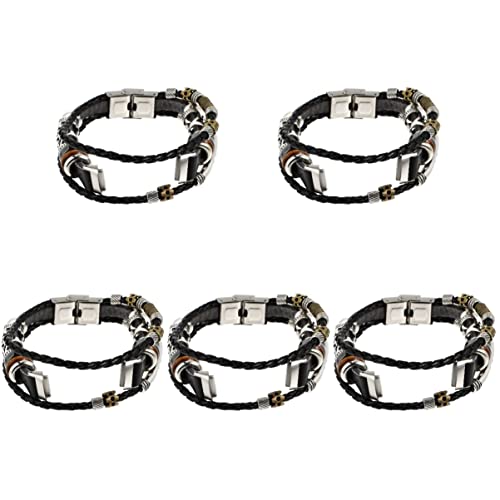 Mikikit Uhrenarmbänder Armbänder Für Armbanduhren 5 Stück Uhr Ersatz Uhren Uhren Uhren Riemen Riemen Mode Uhr Uhren Uhren Lederarmband von Mikikit