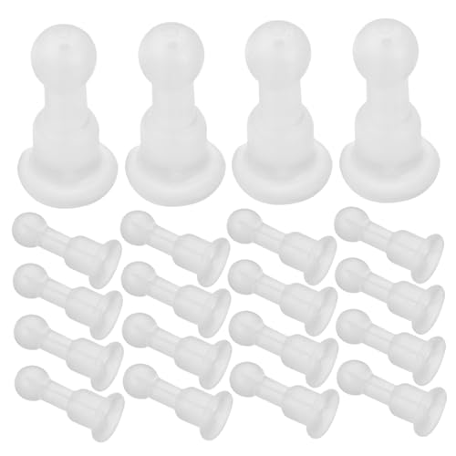 Mikikit 50stücke Sicherheitspolster Für Ohrringe Transparente Silikon-ohrringstopfen Unsichtbare Creolen-verschlussstopfen Weiche Ohrstecker-sicherheitspolster Zur Ohrringfixierung von Mikikit