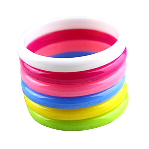 Mikikit 6Stücke Bonbonfarbene Kunststoffarmbänder für Armbänder Mitgebsel für Geburtstagsfeiern Modischer Modeschmuck für Jugendliche für DIY Projekte Mikikit 6Stücke Bonbonfarbene Kunststoffarmbänder für Armbänder Mitgebsel für Geburtstagsfeiern Modischer Modeschmuck für Jugendliche für DIY Projekte von Mikikit