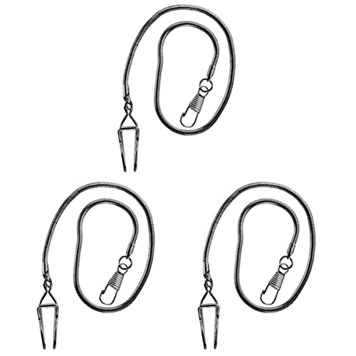 Mikikit Albert Kette Herren 3st Taschenuhrkette Uhrenkette Hip Hop Vintage Albert-kette Taschenuhrweste Antike Tasche Taschenuhr-westenkette Herrenuhren Kleiderbügel Altmodisch Legierung Muschelschale von Mikikit