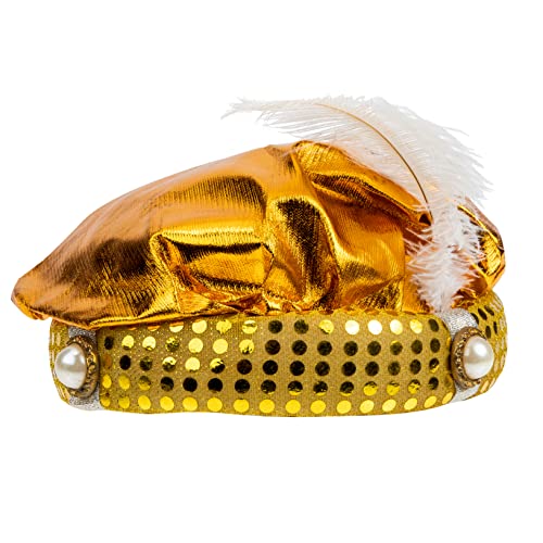 Mikikit Arabischer Stil Hut Für Halloween Und Kostüm-partys Einzigartiges Design Für Erwachsene Und Junge Mädchen Für Rollenspiele Fotos Und Feiern von Mikikit