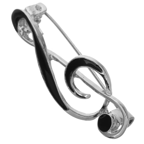 Mikikit Musiknoten Brosche Zinklegierung Emaille Anstecker für Männer und Frauen Modisches Kleidungszubehör für Anzüge Hemden Taschen und Hüte von Mikikit