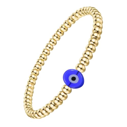 Mikikit Perlenarmband Mit Blauem Auge Für Damen Böser Blick Armband Modearmband Mit Perlen Armband Für Mädchen Personalisiertes von Mikikit