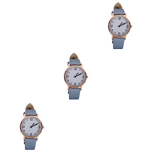 Mikikit 3-teiliges Uhrengehäuse für Damen Leichte Armbanduhr für Jungen und Mädchen und Dekorativ Mikikit 3-teiliges Uhrengehäuse für Damen Leichte Armbanduhr für Jungen und Mädchen und Dekorativ von Mikikit