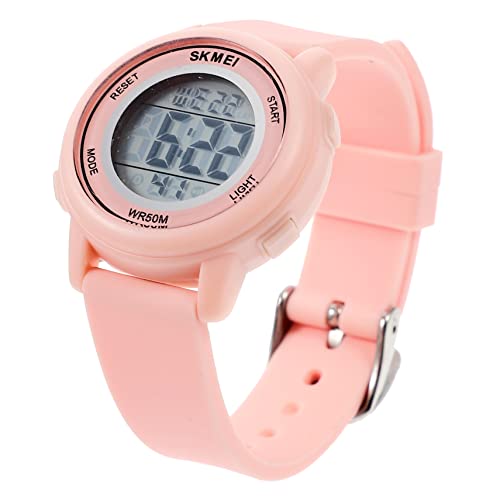 Mikikit Digital Anzeige Sport Uhr Digitaluhr Damen Student Digitaluhren Mit Hintergrundbeleuchtung Für Kinder Kinderuhren Reloj Digital para Mujer Kleinkind Nachtlicht Junge Silikon von Mikikit