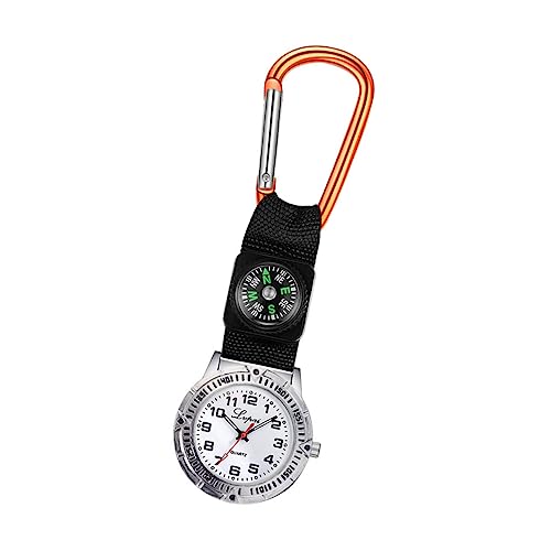 Mikikit Uhr-kompass-aufsatz Taschenuhren Für Herren Uhr Halskette Uhren Für Abzeichen Uhr Kompassuhr Kompass Uhr Kompass Uhren Fräulein Schwesterntisch Pflege von Mikikit