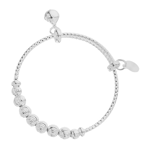 Mikikit Armreif Mit Glöckchen-anhänger Verstellbar Passend Für Jungen Und Mädchen Geburtstagsgeschenk Stilvoller Und Praktischer Armreif Für Kleinkinder von Mikikit