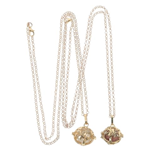 Mikikit Goldener Damen Halskette Anhänger mit Ätherischem Öl Lava Stein Kreativer Schmuck Pulloverkette Elegantes für Besondere Anlässe Verstellbar und Zufällige Farbe Zufällige Farbe Mikikit Goldener Damen Halskette Anhänger mit Ätherischem Öl Lava Stein Kreativer Schmuck Pulloverkette Elegantes für Besondere Anlässe Verstellbar und Zufällige Farbe Zufällige Farbe von Mikikit